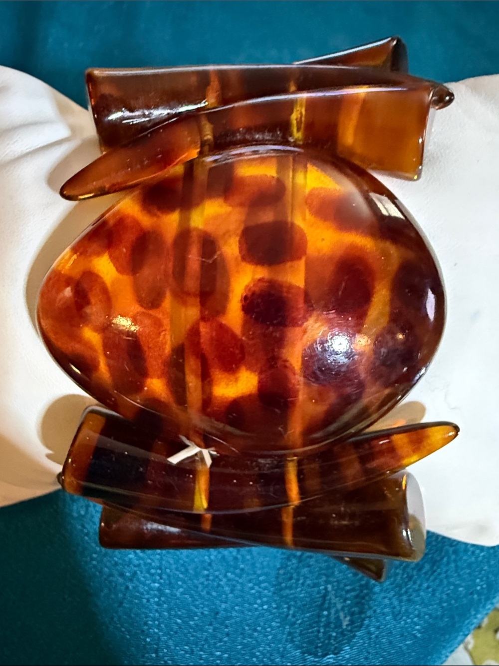 Tortoiseshell style stretch bracelet
